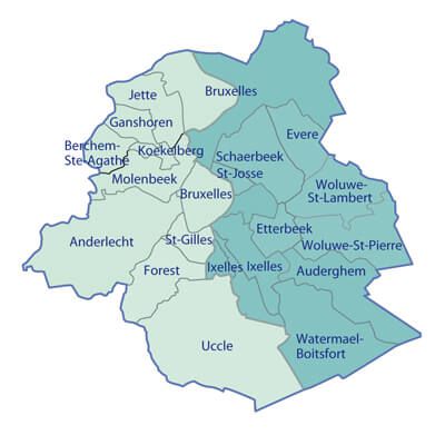 Carte de bruxelles