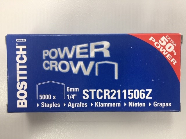 Agraphes  BOSTITCH Power Crown STCR211506Z 6mm